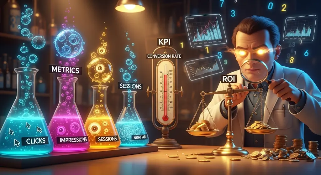 Diferencia entre métricas y KPIs